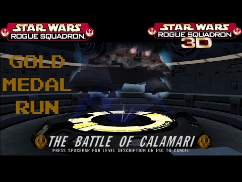 Rogue Squadron 3D 16 The Battle of Calamari - Gold Medal Run 1080P