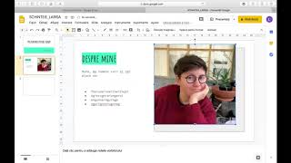 Tutorial Prezentare (Google Slides)