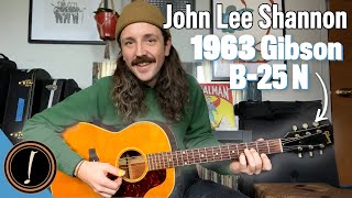 Video thumbnail for John Lee Shannon Plays A 1963 Gibson B-25 N | Let's Hear It by Let's Hear It!