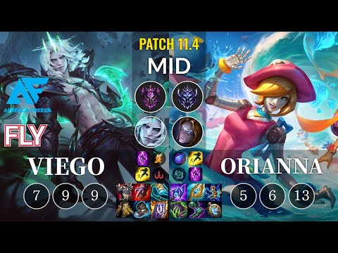 AF Fly Viego vs Orianna Mid - KR Patch 11.4