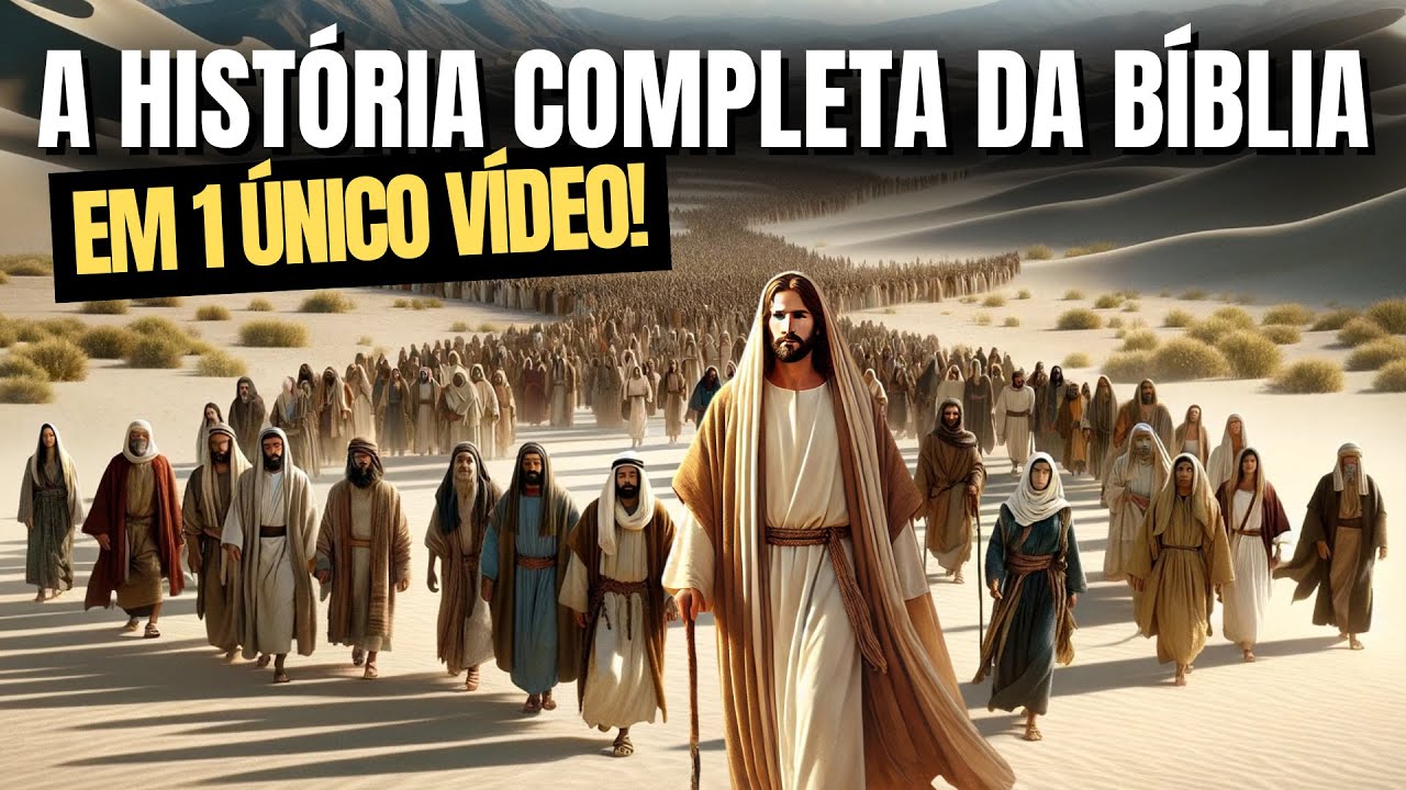 A História Completa da BÍBLIA Contada de Forma Inédita
