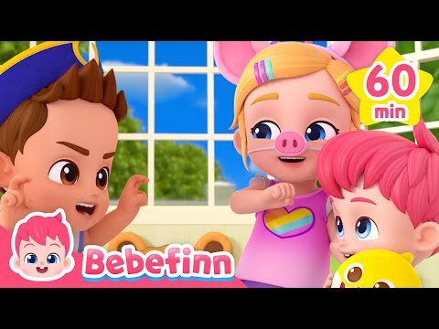 Guess Animal Sounds and More Songs Compilation | Bebefinn Best Kids Songs and Nursery Rhymes