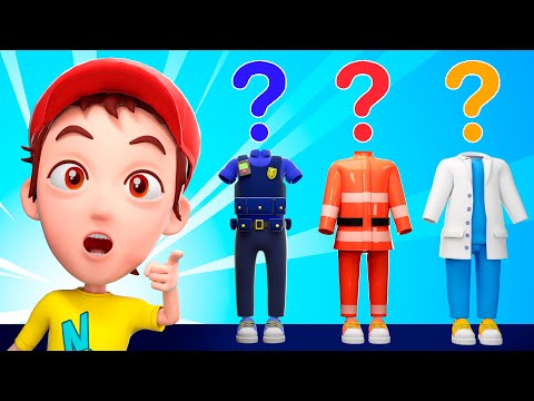 Where Is My Police Officer Uniform? 👮| Kids Song by Nomad Kids