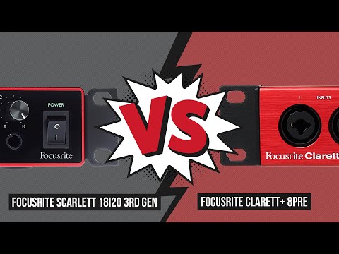 Focusrite Clarett+ 8Pre vs. Scarlett 18i20 3rd (no talking)