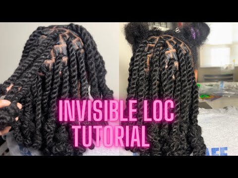 NEW TREND 🚨Invisible Locs Tutorial/Two Strand Twist...