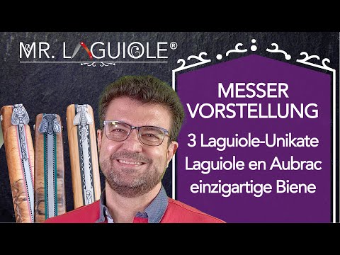 Einzigartige Taschenmesser Unikate von Laguiole en Aubrac, Edition MERCOL + GASTON