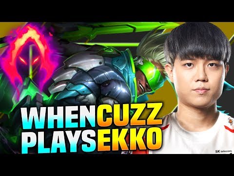 WHEN CUZZ PLAYS EKKO JUNGLE! - SKT T1 Cuzz Plays Ekko vs Lee Sin Jungle! | Season 2020 KR SoloQ