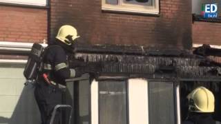 preview picture of video 'Brand in tussenwoning in Valkenswaard'