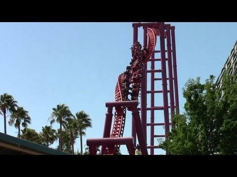 V2: Vertical Velocity off-ride HD Six Flags Discovery Kingdom