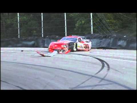 Joey Logano GRAND-AM Rolex Series crash
