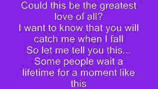 Kelly clarkson  a moment like this lyrics