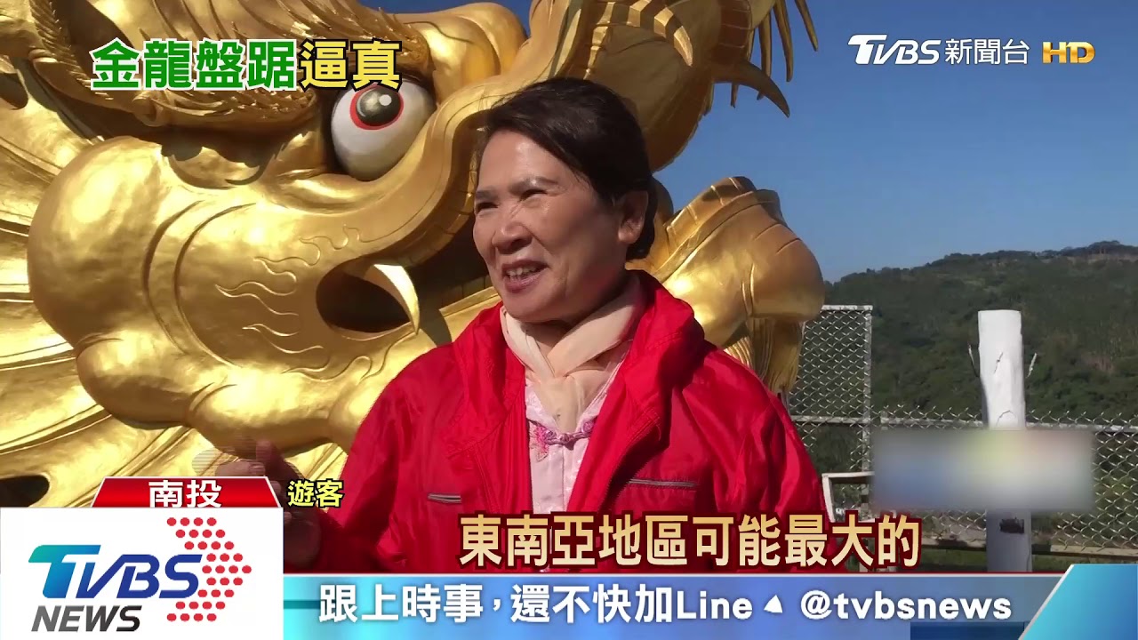 壯觀!法華寺雙金龍雕像 拉直達110m