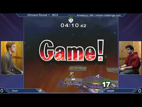 MMOM184 SSBM - Woof (Sheik) vs. Matat0 (Falco) - Melee WR1