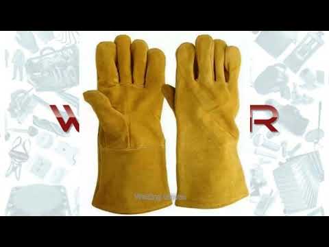 Leather(Buff/Split/Chrome) Yellow Welding Hand Gloves