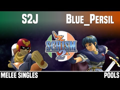 Schism 2 - Tempo | S2J (Captain Falcon) vs Blue_Persil (Marth) - MELEE SINGLES - POOLS