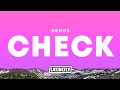 Bbno Check Lyrics