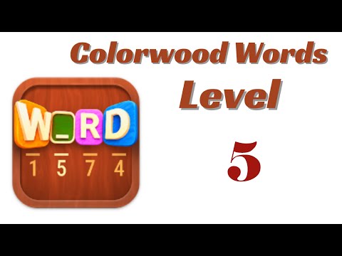 Colorwood Words Level 5 Answers - YouTube