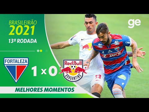Gols e lances de Fortaleza x Red Bull Bragantino