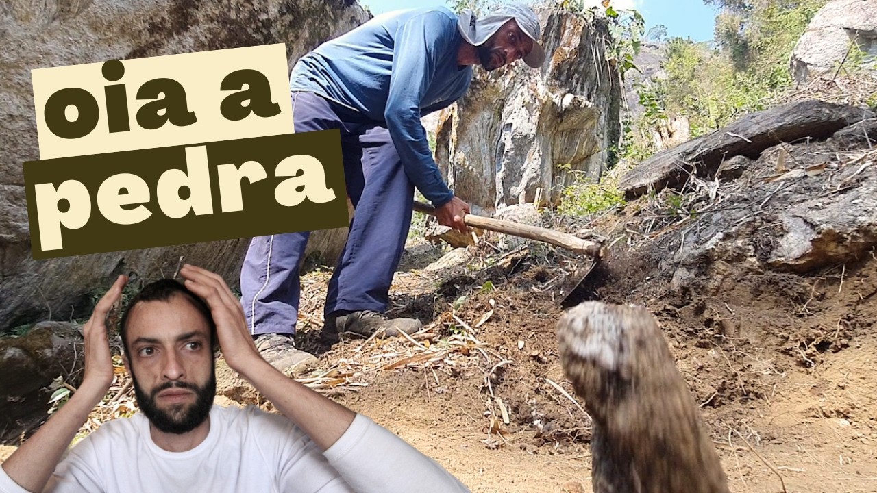 TEVE ATÉ PEDRADA NESSE VÍDEO - ESCADA DE PEDRA A PNEU