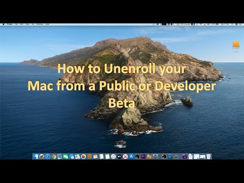 How To Unenroll your Mac from Public or Developer Beta