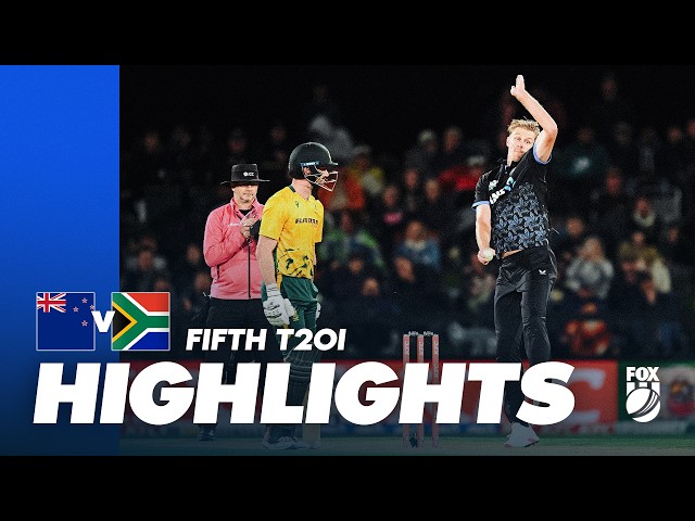 New Zealand v South Africa 5th T20I I Full Match Highlights I Fox Cricket New Zealand v South Africa 5th T20I I Full Match Highlights I Fox Cricket