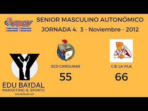JORNADA 4. SCD CAROLINAS BALONCESTO - CLUB BASKET LA VILA