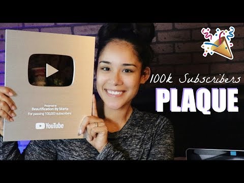 100,000 Subscribers Plaque Unboxing!!!
