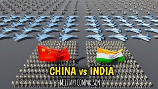 INDIA vs CHINA Military Power Comparison - 2025