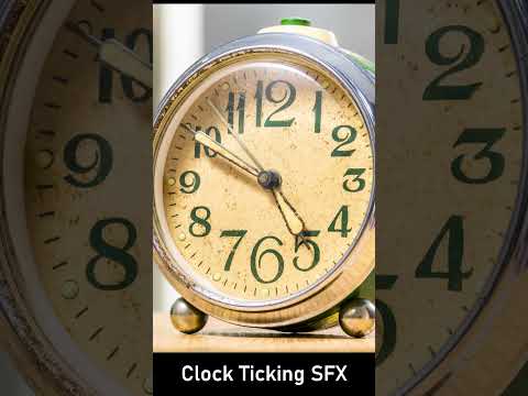 ASMR Clock Sound | Clock Ticking SFX | Watch Sound