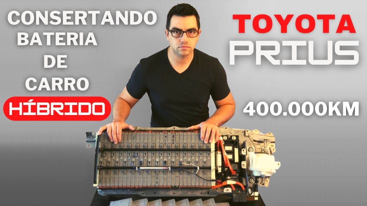 Consertando bateria de carro híbrido: Toyota Prius 400.000km