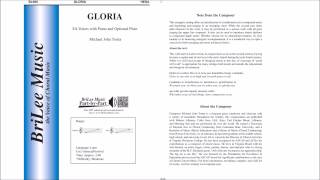 Gloria (BL950) by Michael John Trotta