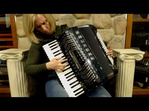 2841 - Black Sparkle Beltuna Leader III Double Tone Chamber Amplisound Mics Midi LMM 41 120 $4995