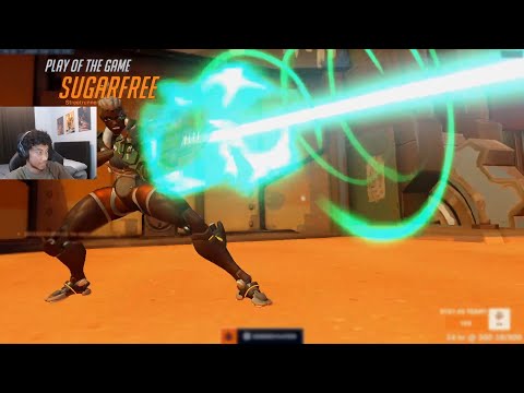WHAT PRO SOJOURN LOOKS LIKE IN OW 2 - SUGARFREE! POTG! [ OVERWATCH 2 TOP 500 SEASON 7 ]
