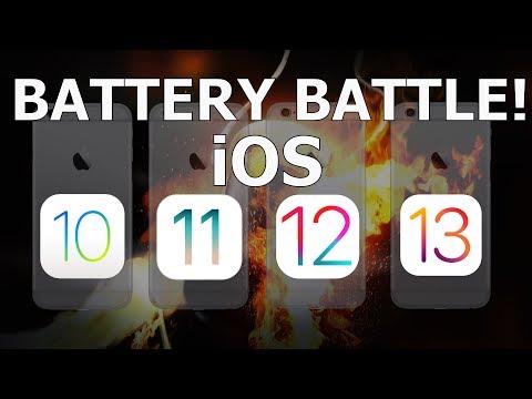 Battery Battle : iOS 10.3.3 vs iOS 11.4.1 vs iOS 12.4.1 vs iOS 13.2