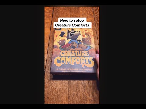 How to setup the game Creature Comforts by KTBG