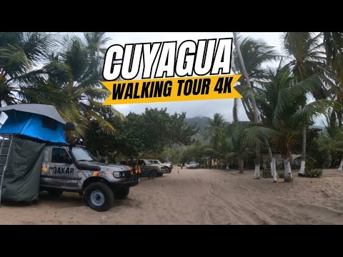 ​Cuyagua: El Paraíso del Surf y el Camping en Venezuela 🏄‍♂️⛺ | Walking Tour 4K