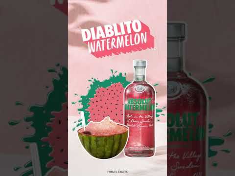 Receta con chilito y Absolut Watermelon