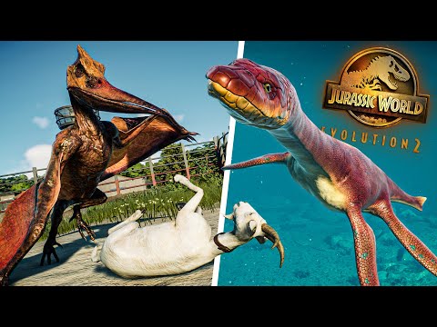 SOME OF THE BEST ANIMATIONS!! FIGHTS, KILLS, INTERACTINGS! - Jurassic World Evolution 2