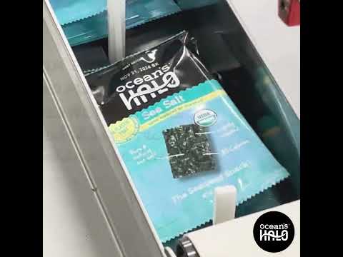 Organic Trayless Seaweed Snacks by Ocean's Halo
