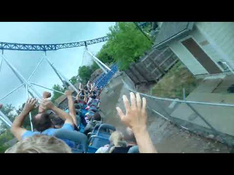 First Time Riding Millennium Force - Back Row 4K Glasses POV (June 2023) Cedar Point