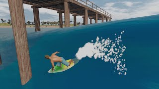 The Endless Summer - Search For Surf Video Game | Justin Surfing At the Pier | Play now for PC MAC