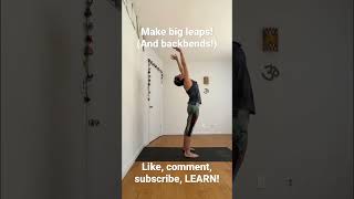 How to do a BACKBEND WITHOUT BEING FLEXIBLE #yoga