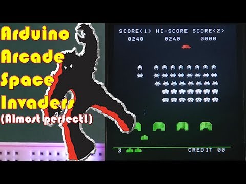 Arduino Arcade Space Invaders - video game latest version