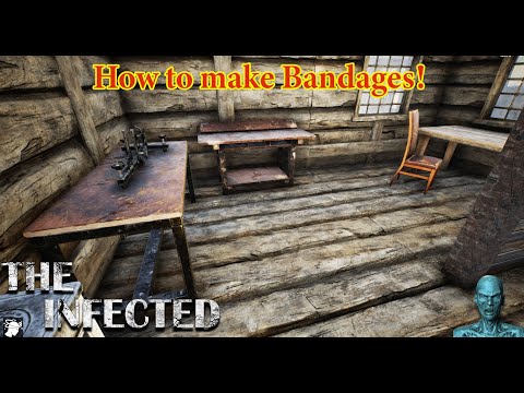 How to make bandages | The Infected Gameplay
