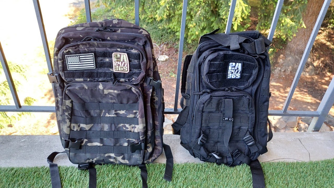 40L 3 Day Backpack vs 25L Tactical Backpack