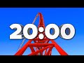 20 Min Countdown Timer (Roller Coaster) 🎢
