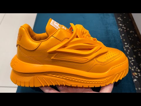 Versace Odissea Medusa Orange Sneakers