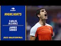 Carlos Alcaraz vs. Jannik Sinner Highlights | 2022 US Open Quarterfinal