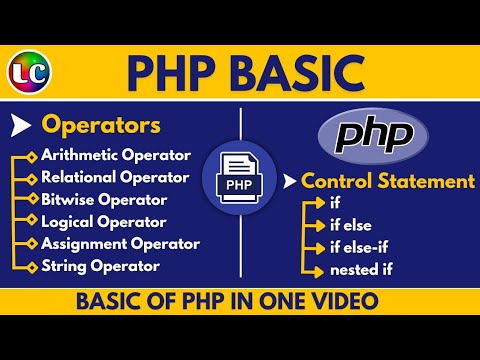 PHP operators and if statement | Learn Coding
