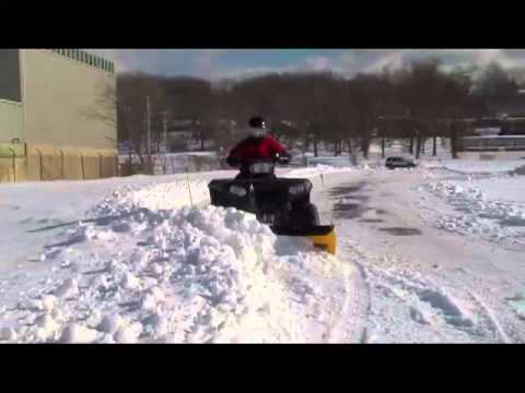 Meyer snow plough for ATVs